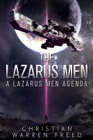 book cover for The Lazarus Men