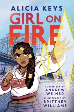 book cover for Girl on Fire