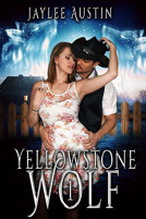 book cover for Yellowstone Wolf