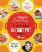 book cover for The Simple Comforts Step-by-Step Instant Pot Cookbook