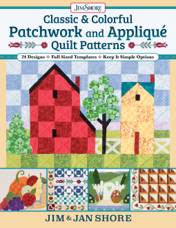 book cover for Classic & Colorful Patchwork and Appliqué Quilt Patterns