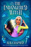book cover for The Case of The Endangered Witch