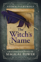 book cover for The Witch's Name