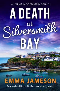 book cover for A Death at Silversmith Bay (A Jemima Jago Mystery Book 3)