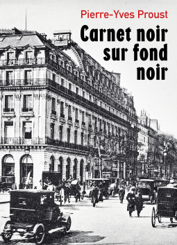 Couverture du livre pour Carnet noir sur fond noir