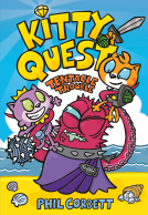 book cover for Kitty Quest: Tentacle Trouble: A Graphic Novel