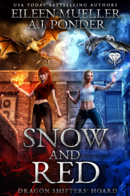 book cover for Snow and Red