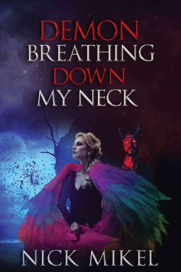 book cover for Demon Breathing Down My Neck