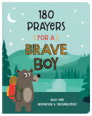 book cover for 180 Prayers for a Brave Boy