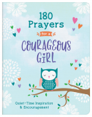 book cover for 180 Prayers for a Courageous Girl