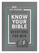 book cover for Know Your Bible Devotions for Men