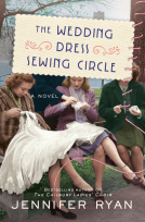 book cover for The Wedding Dress Sewing Circle