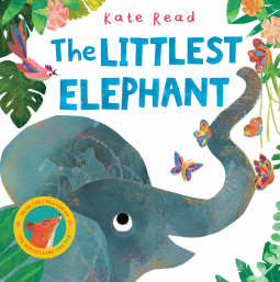 book cover for The Littlest Elephant