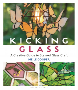 book cover for Kicking Glass