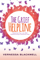 book cover for The Grief Helpline