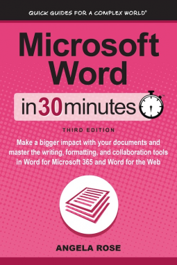 book cover for Microsoft Word In 30 Minutes (3rd Edition)