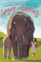book cover for Singing with Elephants