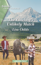 book cover for The Cowboy's Unlikely Match
