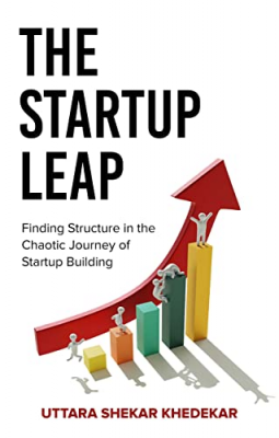 book cover for The Startup Leap