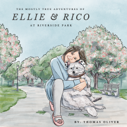 book cover for The Mostly True Adventures of Ellie & Rico: Riverside Park NYC