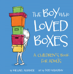 book cover for The Boy Who Loved Boxes