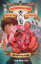 book cover for The Curious League of Detectives and Thieves 1: Egypt's Fire