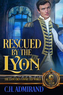 book cover for Rescued by the Lyon