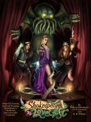 book cover for Shakespeare v Lovecraft: A Horror Comedy Mash-Up featuring Shakespeare's Characters and Lovecraft's Creatures