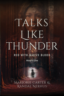 book cover for Talks Like Thunder: Red With Native Blood