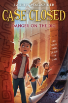 book cover for Case Closed #4: Danger on the Dig