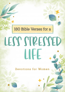 book cover for 180 Bible Verses for a Less Stressed Life