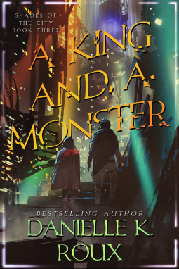book cover for A King and a Monster