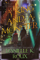 book cover for A King and a Monster