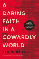 book cover for A Daring Faith in a Cowardly World