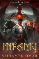 book cover for Infamy-The Godling Saga