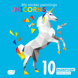 book cover for My Sticker Paintings: Unicorns