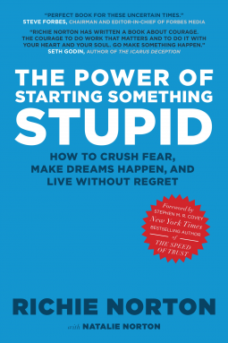 book cover for The Power of Starting Something Stupid