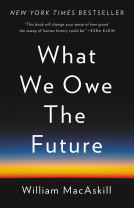 book cover for What We Owe the Future