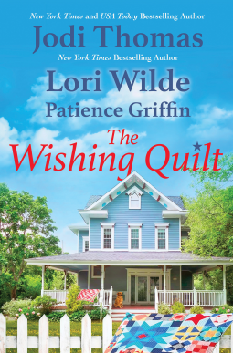 book cover for The Wishing Quilt