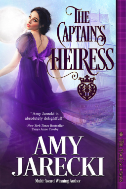 book cover for The Captain's Heiress