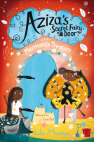 book cover for Aziza's Secret Fairy Door and the Mermaid's Treasure