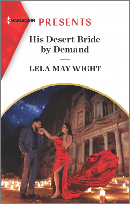 book cover for His Desert Bride by Demand