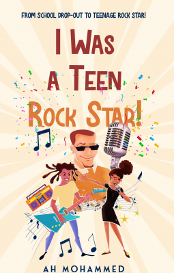 book cover for I was a Teen Rock Star!