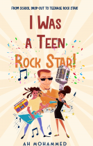 book cover for I was a Teen Rock Star!