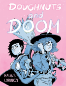 book cover for Doughnuts and Doom