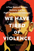 book cover for We Have Tired of Violence