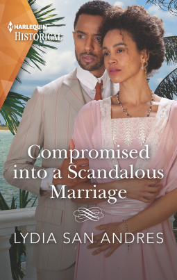 book cover for Compromised into a Scandalous Marriage