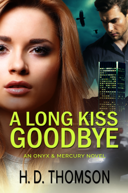 book cover for A Long Kiss Goodbye