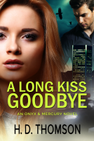 book cover for A Long Kiss Goodbye