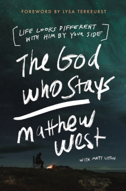 book cover for The God Who Stays